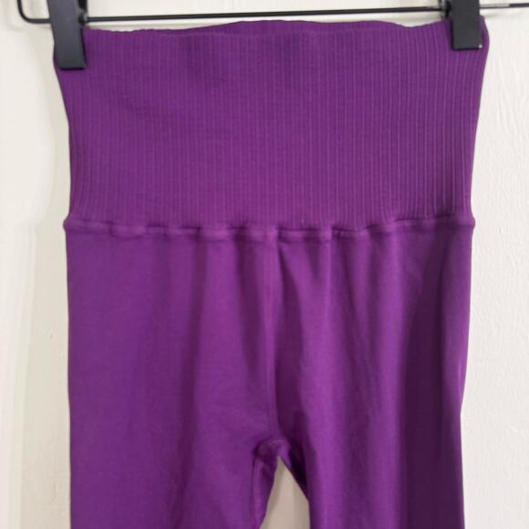Free People Movement High Waisted Leggings Purple Size XS/Small - Picture 2 of 6